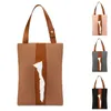 Storage Bags Portable Tissue Bag Car Box Hanging Paper Towel Creative PU Leather Vehicle Home Holder