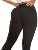 Leggings pour femmes polyvalent les leggings de fitness en nid d'abeille extensible: mélange de polyester Buenhancing Perfect pour le yoga de gymnase et les vêtements décontractés