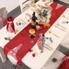 Stol täcker år julduk täcker jultomten dekorationer för tillbehör till hembordsdekoration