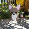 Jardim Pot Dog Shape Planter Shiba Inu Mastiff Cain Terrier Havanese Vaso Pots Diy PVC Flor Planters Decoração de casa de jardim 240329