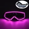 Party Decoration Fashion Neon Light Up Glasses LED Luminous Rave Bar Bachelor Supplies Glowing Goggles Club Props