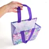 Aufbewahrungstaschen Stobag 12pcs Nicht gewebter Tasche Blume Geschenk Stoff Candy Snack Paket wasserdichte wiederverwendbare Beutel Party Bevorzugt Hochzeit