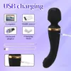 20 Snelheden krachtige dildo vibrator vrouwelijke av -massager Wand g spot clitoris voor vrouwen stimulator volwassen seksspeeltjes masturbator 240403