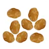 Decorative Flowers 8 Pcs Simulation Potatoes Adornments Fake Props Artificial Ornament Decorations Small Ornaments Foam