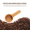 Coffee Scoops Wooden Mesury Scoop Multifonctional Spoon Environment Protection Accessoires pour la poudre d'épices à sucre