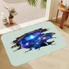 Carpets Carpet For Bed Room Mats 3D Planet Gorgeous Starry Sky Kitchen Absorbent Mat Outdoor Entrance Doormat Anime Rug Home Decoration