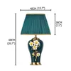 Table Lamps OUTELA Ceramic Desk Luxury Modern Contemporary Fabric For Foyer Living Room Office Creative Bed El