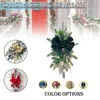 Flores decorativas marca luminosa escalera de Navidad corona casera de colgantes decoración colgante rojo / dorado azul verde opcional
