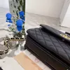 Sac de créateur sac à main chaîne en réseau diamant sac à bandoulière de luxe de luxe classique noire crossbody de haute qualité