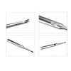 Stainless Steel Cuticle Remover Silver Dead Skin Cuticle Pusher Trimmer Pedicure Nail Tools Thickened Concave Handle Push Knife