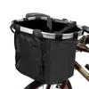 Bicycle Front Basket Bike Small Pet Dog Carry Pouche 2In1 Détachable MTB Cycling Grodbar Tube Pold Baggage Baggage Sac 5 kg Y240329