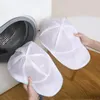 Tvättpåsar mesh hatt tvättväska med stöd ram maskin tvättskydd bärbara baseball små kläder