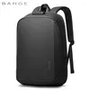 Backpack BANGE Men's Brand Laptop Anti-theft Waterproof School Backpacks USB Travel Bag Business Male 2024