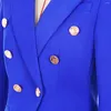 Costumes pour femmes S-xl Couleur solide de la mode de haute qualité b bouton mince à manches longues à double poitrine à poitrine double banlieue décontractée blazer