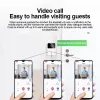 Dörrklockor Intelligent WiFi Video Doorbell HD Night Vision Ring 120GREE WIDEANGLE TWOWAY INTERCOM CATs Eye Monitoring CrossBorder H2