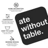 Tischmatten ohne Tischematen Dekoration und Accessoires für Induktionsmatten -Trocknungsgerichte Kaffee gegessen