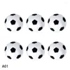 Décoration de fête 6pcs mini ballon de football coloré à la maison table de jeu intérieur balles de football enfant adulte jouet anti-stress exercice de poignet