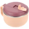 Bowls Preserved Fast Cup Soup Bowl With Lid Lids Compact Ramen Reusable Noodle Microwavable