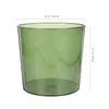 Vasen Blumenarrangement Shop Bucket Vase Lagerbehälter Plastikmüll kann Acrylhalter großer runder Topfbüro