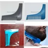 Accessoires de cheveux Nouveau peigne barbe sha outil homme gentleman Trim modèle de moulage de moulage de moulage taille matériau matériau de livraison de livraison