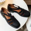 Casual Buty oryginalne skórzane wąskie klatkę wąską klatkę T Flats Summer Wysoka jakość miękka wygoda codziennie dla kobiet