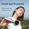 JISULIFE Portable Hand Fan 100 Wind Speeds Mini Bladeless Handheld Fan USB Rechargeable Personal Fans Electric Eyelash Fan 240403