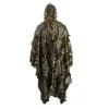 Sets/Anzüge lebensechter 3D -Blätter Tarn Poncho Cloak Stealth Anzüge Outdoor Woodland CS -Spielkleidung für die Jagd zum Schießen von Vogelbeobachtungen im Freien