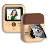 Fashion Kids Instant Print Camera 1080P Children Mini Digital HD Video Camera Educational Toys for Christmas Girls Child Gift 240327