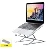 Stand Universal Laptop Stand for Desk Aluminium Notebook Support Riser Portable Bracket Foldbar Bookpro Holder Lap Top Base för PC