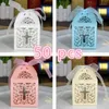 Gift Wrap 50pcs Paper Laser Cut Crucifix Christening Baptism Favor Wedding Box Easter Decoration Small Bags