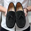Casual schoenen Fashion lederen mannen lichtgewicht formele loafers mocassins zachte ademende slip op wandelschepen drive flats