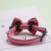 Dog Apparel Pet Supplies Multicolor Adjustable Dressing Tool Accessories Collars Bow Bell Cute Cat