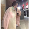 Camicette da donna abbigliamento primavera estate stampa coreana Stampa a maniche lunghe camicetta casual gira verso il basso camicia per pathwork femminile sciolta r55
