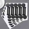 Gift Wrap 50Pcs "Hand Made" Black Sealing Sticker Packaging Label DIY