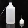 Bottiglie di stoccaggio tubo ad aghi bottiglia sotto-bottling colla vuota con applicatore di punta di precisione per strumento essenziale di scrapbooking fai-da-te strumento essenziale