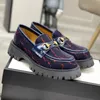 Дизайнерские платьев для обуви Sole Loafer Luxury Women Platform Обувь черная красная холст резиновые дамы высококачественные подлинные кожа