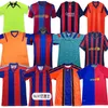 Finali della maglia di calcio retrò Jin Dian 82 84 96 97 98 99 08 09 10 11 12 15 18 19 Ronaldinho rivaldo iniesta maillot de foot eto'o kluivert Barcelonas ronaldo xavi Suarez Henry