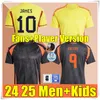 24 25 Colombia James Soccer Maglie Kit per bambini 2025 Shirt di calcio della squadra nazionale Columbia a casa set camisetas 2024 Copa America D.valoyes Arango C. Chucho Cuadrado