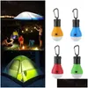파티 장식 실외 텐트 방수 구형 캠 라이트 3 LED 램프 휴대용 후크 미니 비상 신호 조명 드롭 배달 홈 DHNL8