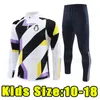 子供の長袖トラックスーツポロベンゼマサッカートラックスーツ23 24フットボールシャツvini Jr Camavinga Tchouameni Alaba Hazard Modric Kroos Real Madrid Jacket