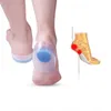 1PAIR Soft silikonowe wkładki żelu na piętę ostro stóp poduszka do masażera Massager Half Heel Inkele Wzrost wysokości podkładki