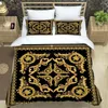 Bedding Sets Set Luxury Black Gold Bedroom Decor Soft Quilt Duvet Cover Comforter Beautiful Home Textiles Kids Gifts