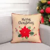 Pillow Christmas Cover Pillowcase Sofa S Cases Cotton Linen Covers Home Decor