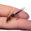 25PCSBOX Caddisfly Dries Fishing Fly Lure Artificial Insect Bait Trout 240327