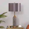 Golvlampor Enkel El Study Marble Table Lamp Post-Modern Fashion Creative Decoration Living Room Bedside