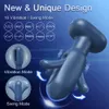 App Remote Control Patting Prostate Massager vibrerande rumpa Plug för män Anal Vibrator Kvinnliga sexleksaker Par Gay 240403