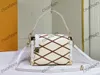 M46358 M21460 Side Trunk Box Bost Bag Bag Luxury Tote Handbag Womens Designer Fash