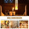 Kerzenhalter Hauswärme Geschenke Home Mode Wandstand Metall Candlestick Wandmontierter Basis Chic