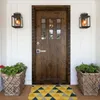 Carpets Triangular Dark Mustard Yellow Light Navy Blue And Grey. Minimalist Geometric Pattern Doormat Carpet Kitchen
