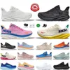 Hokahs One Clifton 9 zapatillas Running Women Free Pepople Sneakers Bondi 8 Clifton Black White Peach Whip Harbor Cloud Carbon X2 Men Trainers Zapatos